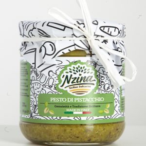 Pesto di Pistacchio – Vasetto Vetro 180 gr – Nzina
