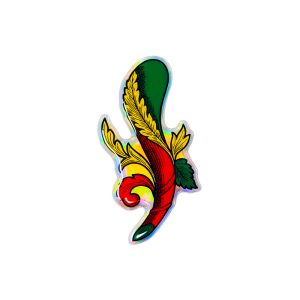 3D Sticker Asso Bastoni