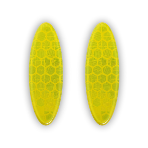 Adesivi 3D Rifrangenti Ovali, 2 pz