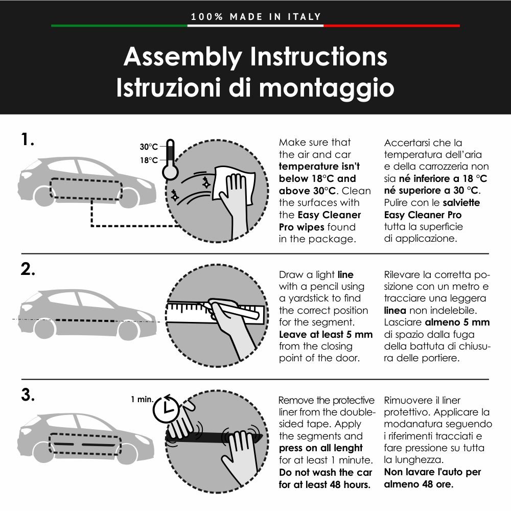 Modanature Laterali per Land Rover con Biadesivo 3M - immagine 5