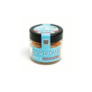 Fior di Sale al Peperoncino & Aglio – Vasetto da 120 gr – Onda di Mare