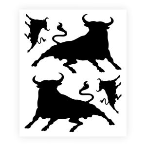 Adesivi Stickers Toro 13,5 x 16 cm