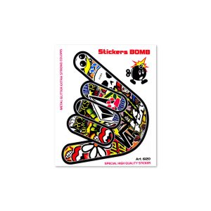 Adesivi Stickers Bomb 10 x 12 cm