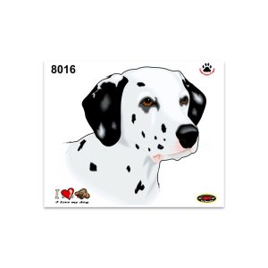 Adesivi Stickers Medi Cane Dalmata 13,5 x 16 cm