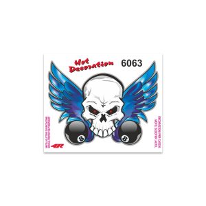 Adesivi Stickers Standard Teschio 10 x 12 cm