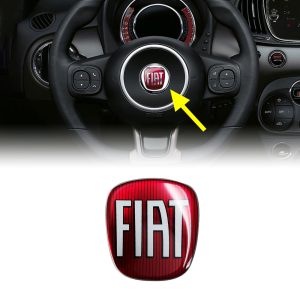 3D Sticker Fiat Interno Logo