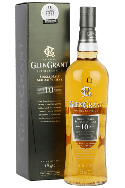Glen Grant Single Malt Scotch Whisky Aged 10 Years 70cl (Astucciato)