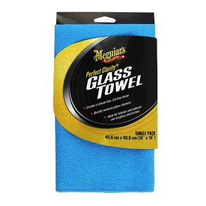 Meguiar’s X190301EU Perfect Clarity Glass Towel, Panno Professionale per Vetri